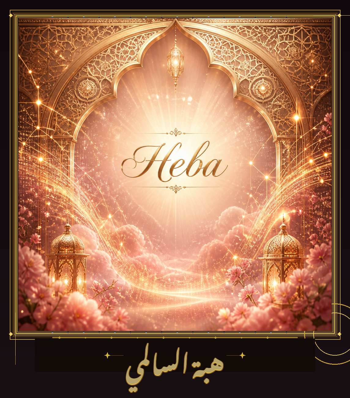 النسخة بالإطار الذهبي
